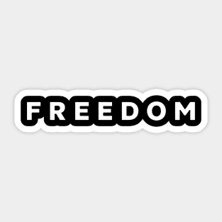 freedom Sticker